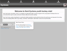 Tablet Screenshot of cyclonehockey.org